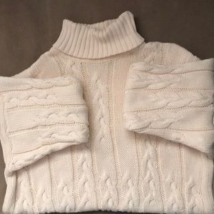 Oversized Turtle Neck Knit Sweater